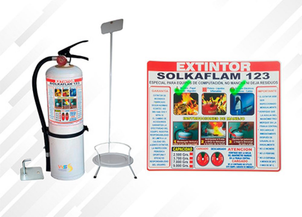 Extintor Solkaflam 3.700 grs